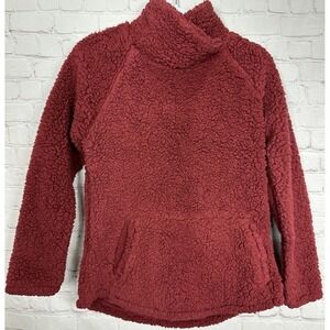 Balance Collection‎ SHERPA FLEECE PULLOVER mock neck, sz M